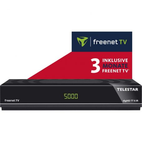 digiHD TT 6 IR Kisméretű DTT 2 HD set-top-box 3 hónapos freenettel együtt