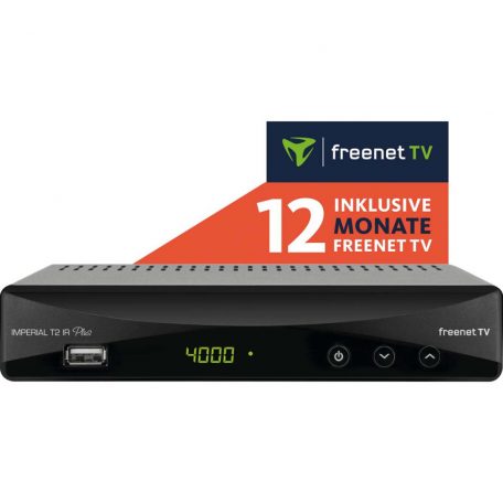 T2 IR plusz DVB-T2 vevőegység (12 hónap freenet TV-vel együtt)