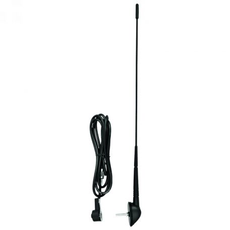 Antenna 44 cm, 5 mm, 2 m kábel, DIN, dönthető - 90557