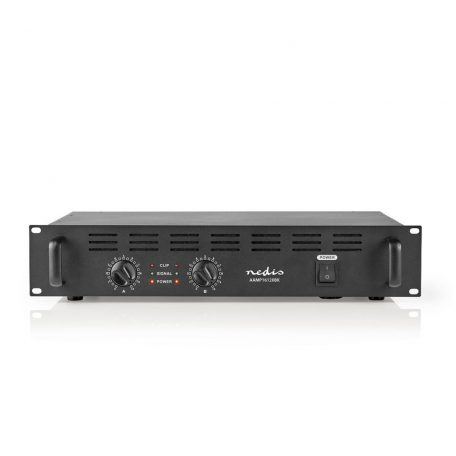 PA erősítő | RMS-kimenet: 2x 100 W @ 8 Ohm / 2x 150 W @ 4 Ohm | 2 Csatorna | 2U | 19" rack-be szerelhető | Fém | Fekete