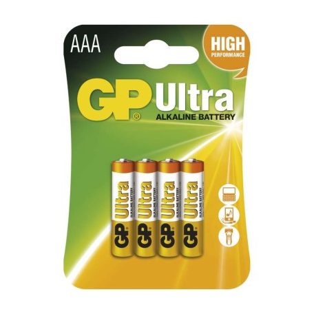 GP Ultra Alkáli elem AAA 4db/bliszter