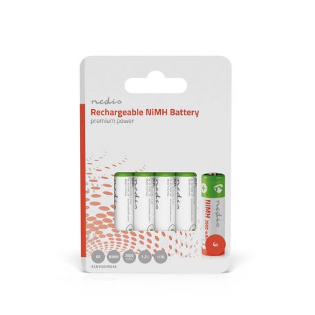 Ni-MH AA akkumulátor | 1.2 V DC | 2600 mAh | 4 - Buborékfólia