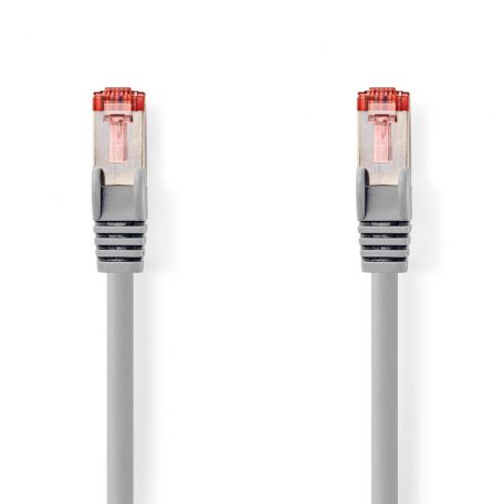 CAT6 hálózati kábel | RJ45 Dugasz | RJ45 Dugasz | S/FTP | 0.50 m | Benti | Kerek | LSZH | Szürke | Doboz