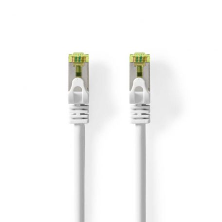 CAT7 hálózati kábel | S/FTP | RJ45 Dugasz | RJ45 Dugasz | 10.0 m | Snagless | Kerek | LSZH | Fehér | Doboz