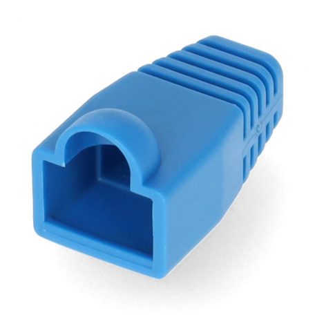 Húzásirányú tehermentesítő tömítés | RJ45 | PVC | Kék | Doboz | 10 db