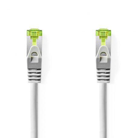 CAT7 hálózati kábel | S/FTP | RJ45 Dugasz | RJ45 Dugasz | 0.50 m | Snagless | Kerek | LSZH | Szürke | Label