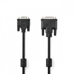  DVI kábel | DVI-A 12+5-Pin Dugasz | VGA Dugasz | 1024x768 | Nikkelezett | 2.00 m | Egyenes | PVC | Fekete | Boríték