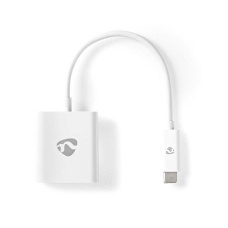 USB-C™ Adapter | USB 3.2 Gen 1 | USB-C™ Dugasz | HDMI™ Kimenet | 4K@30Hz | 0.20 m | Kerek | Nikkelezett | PVC | Fehér | Boríték