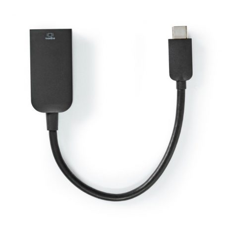 USB-C™ Adapter | USB 3.2 Gen 1 | USB-C™ Dugasz | HDMI™ Kimenet | 4K@60Hz | 0.20 m | Kerek | Nikkelezett | PVC | Fekete | Műanyag Zacskó