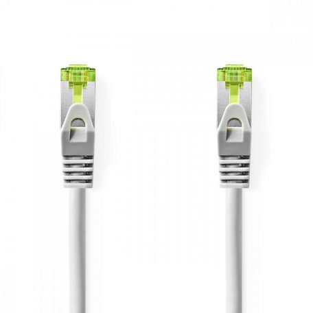 CAT7 hálózati kábel | S/FTP | RJ45 Dugasz | RJ45 Dugasz | 0.50 m | Snagless | Kerek | LSZH | Szürke | Boríték