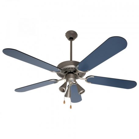 HOME Mennyezeti ventilátor, kék, 3xGU10 lámpa, 130 cm, 60 W CF1300L