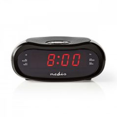   Digitális rádiós ébresztőóra | LED Kijelző | Idő kivetítés | AM / FM | Szundi funkció | Alvás időzítő | Riasztások száma: 2 | Fekete