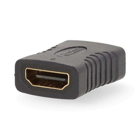 HDMI™ adapter | HDMI™ Kimenet | HDMI™ Kimenet | Aranyozott | Egyenes | PVC | Antracit | 1 db | Doboz