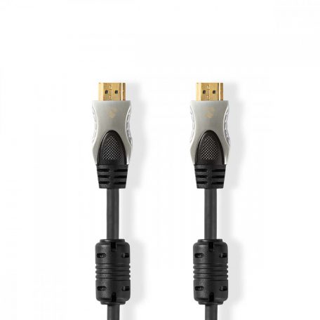 HDMI™ kábel | HDMI™ Csatlakozó | HDMI™ Csatlakozó | 8K@60Hz | Aranyozott | 1.00 m | Egyenes | PVC | Antracit | Doboz