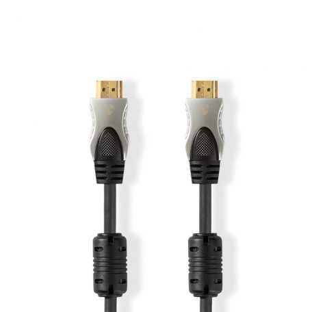 HDMI™ kábel | HDMI™ Csatlakozó | HDMI™ Csatlakozó | 8K@60Hz | Aranyozott | 2.00 m | Egyenes | PVC | Antracit | Doboz