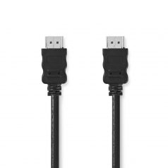   Nagy Sebességű HDMI ™ kábel Ethernet | HDMI™ Csatlakozó | HDMI™ Csatlakozó | 4K@30Hz | ARC | 10.2 Gbps | 7.50 m | Kerek | PVC | Fekete | Label