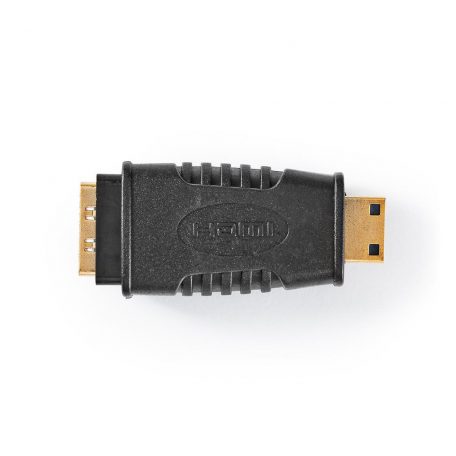 HDMI™ adapter | HDMI™ Mini Csatlakozó | HDMI™ Kimenet | Aranyozott | Egyenes | ABS | Fekete | 1 db | Műanyag Zacskó