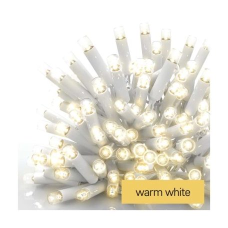 Profi LED sorolható füzér, fehér, 10 m, kültéri és beltéri, meleg fehér