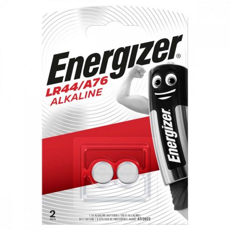 Alkáli elem LR44 | 1.5 V DC | 175 mAh | 2 - Buborékfólia | Ezüst