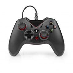   gamepad | USB Type-A | USB-áramellátású | PC | Gombok száma: 12 | Kábel hossz: 1.60 m | Fekete