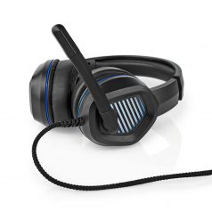   Gaming Headset | Teljes Fület Befedő Kialakítás | Surround | USB Type-A | Felhajtható Mikrofon | 2.10 m | LED