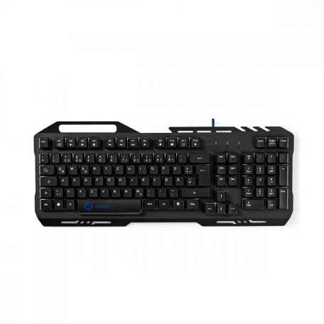 Vezetékes Gaming Keyboard | USB 2.0 | Fóliabillentyûzet | LED | Német | DE Kiosztás | USB-áramellátású | Csatlakozó kábel hossza: 1.50 m | Szerencsejáték