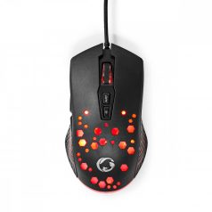   Gaming Mouse | Vezetékes | 800 / 1200 / 2400 / 3200 / 4800 / 7200 dpi | Állítható DPI | Gombok száma: 7 | Programozható gombok | Jobbkezes | 1.50 m | RGB