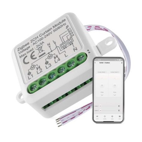 GoSmart motoros modul IP-2122CZ, ZigBee, 2 csatornás