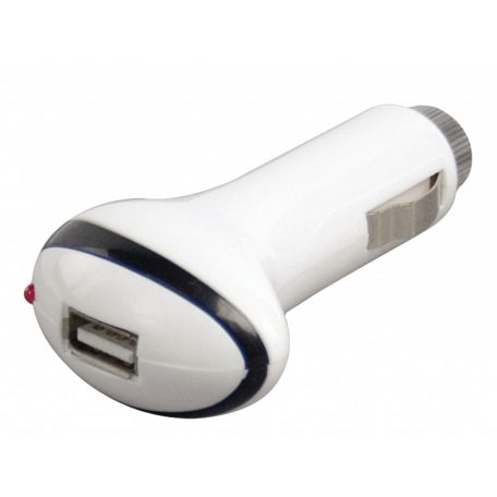 Autós Töltő 1-Kimenet 1.0 A USB Fehér