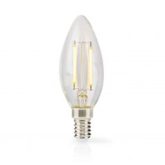   LED lámpa Izzó E14 | Gyertya | 7 W | 806 lm | 2700 K | Meleg Fehér | Retro Stílus | 1 db | Egyértelmű