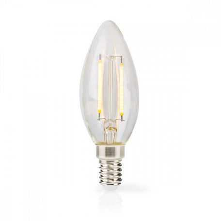 LED lámpa Izzó E14 | Gyertya | 7 W | 806 lm | 2700 K | Meleg Fehér | Retro Stílus | 1 db | Egyértelmű