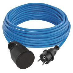   Fagyásálló hosszabbító kábel Cord 10 m / 1 socket / black / PVC / 230 V / 1,5 mm2