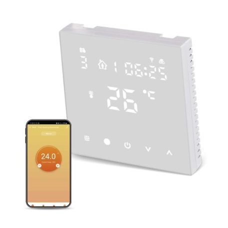 GoSmart Programozható vezetékes termosztát padlófűtéshez WiFi-vel P56201UF