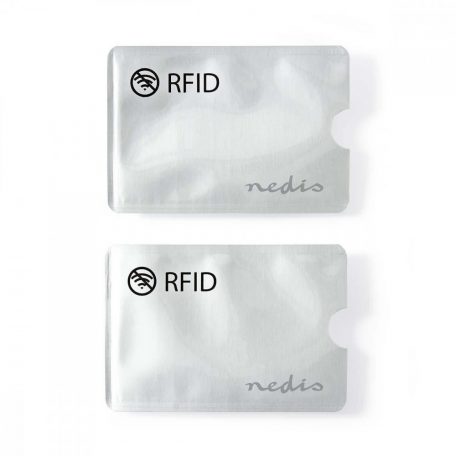RFID Tok | Védelem ellen: 10 KHz - 5.8 GHz | 3 Kártyára Alkalmas | Alumínium | Ezüst