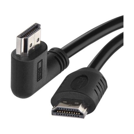 EMOS HDMI kábel 2.0 A-A dugó 90°, 1.5m