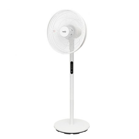 Home SFT40R állóventilátor 3in1, 60 W, 40 cm névleges lapátátmérő, 5 lapát, 4 fokozat, érintőgomb, távirányító, állítható magasság és dőlésszög, LED kijelző