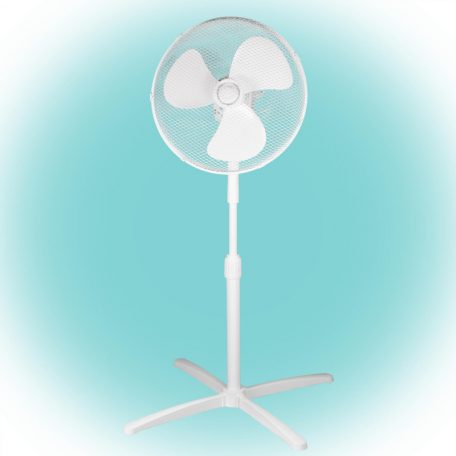 Home SF 40 WH/M álló ventilátor, 40 cm-es lapátátmérő, állítható magasság, 3 fokozat, 40W, fehér