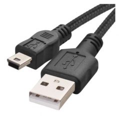   Töltő- és adatkábel USB-A 2.0 / micro USB-B 2.0, 2 m, fekete