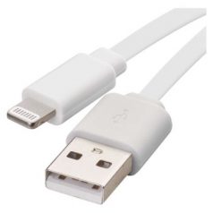   Töltő- és adatkábel USB-A 2.0 / Lightning MFi, 1 m, fehér