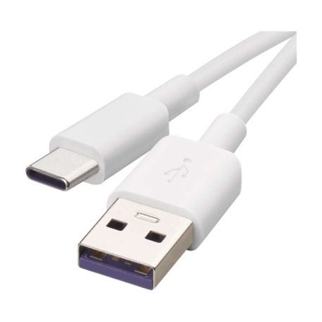 Töltő- és adatkábel USB-A 2.0 / USB-C 2.0, 1,5 m, fehér