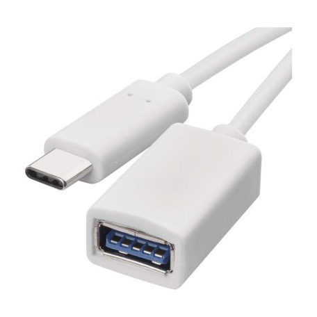 Adat OTG kábel USB-A 3.0 / USB-C 3.0 redukciós funkcióval, 15 cm, fehér