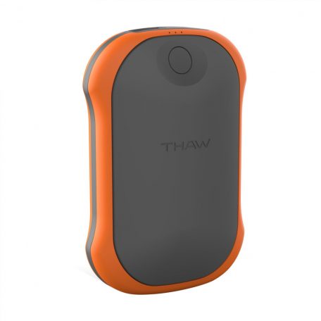 THAW THA-HND-0013-G újratölthető kézmelegítő, powerbank funkcióval, nagy, 10.000 mAh kapacitás, újratölthető, 3 üzemmód, max. 60 °C