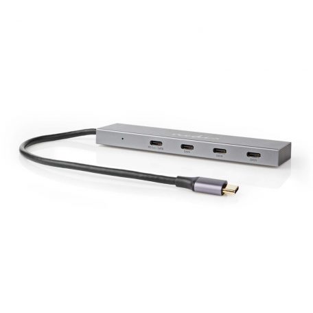 USB hub | 1x USB-C™ 3.2 Gen 2 Male | USB-C™ 3.2 Gen 2 Female with PD 3.0 / 3x USB-C™ 3.2 Gen 2 Female | 4-Port port(s) | USB 3.2 Gen 2 | USB-áramellátású | 10 Gbps