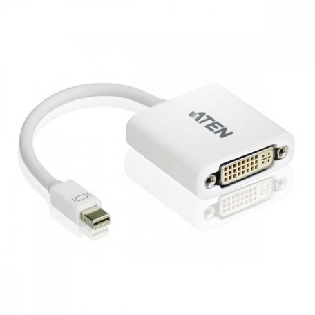 Mini DisplayPort Kábel Mini DisplayPort Dugó - DVI-I 24+5p Aljzat 0.15 m Fehér