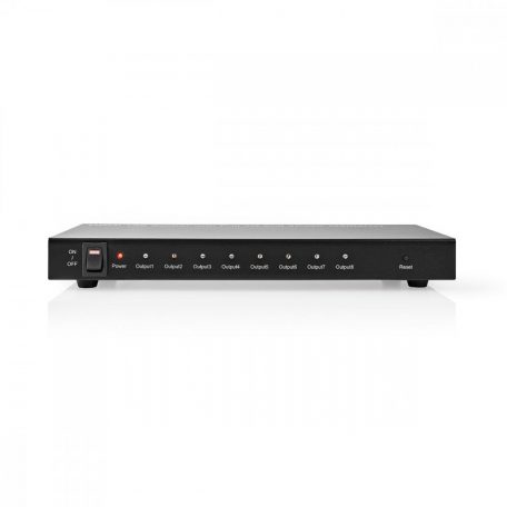 HDMI ™ Splitter | 8-Port port(s) | HDMI™ Bemenet | 8x HDMI™ Kimenet | 4K@30Hz | 3.4 Gbps | Fém | Antracit