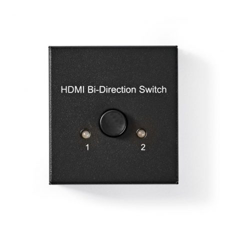 HDMI ™ Switch | 3-Port port(s) | 1x HDMI™ Bemenet / 2x HDMI™ Bemenet | 1x HDMI™ Kimenet / 2x HDMI™ Kimenet | 4K@60Hz | 6 Gbps | Fém | Antracit