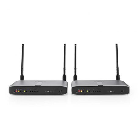 Vezeték nélküli HDMI ™ jeladó | Wi-Fi | 5.15 - 5.85 MHz | 100.0 m (látótávolságon belül) | Maximális felbontás: Full HD 1080p | 6.75 Gbps | IR visszatérő funkció | ABS | Antracit