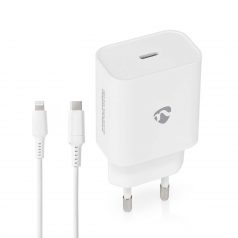   Fali Töltő | 20 W | Gyors töltés funkció | 1.67 A / 2.22 A / 3.0 A | Kimenő csatlakozók száma: 1 | USB-C™ | Lightning 8-tűs (Lengő) Kábel | 1.00 m | Automatikus Feszültség Kiválasztás