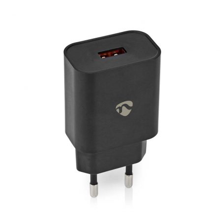 Fali Töltő | 18 W | Gyors töltés funkció | 1.5 / 2.0 / 3.0 A | Kimenő csatlakozók száma: 1 | USB-A | Nincs Kábel Mellékelve | Automatikus Feszültség Kiválasztás