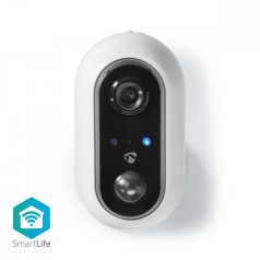   SmartLife kültéri kamera | Wi-Fi | Full HD 1080p | IP65 | Max. akku élettartam: 4 Hónap | Felhőalapú Tárolás (opcionális) / microSD (nem tartozék) | 5 V DC | Mozgásérzékelővel | Éjjellátó | Fehér